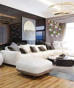 Bộ Sofa hình chữ L cao cấp model SFHD001