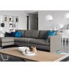 Sofa góc phải Urban da Brown Thương hiệu Ý- Calligaris