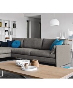 Sofa góc phải Urban da Brown Thương hiệu Ý- Calligaris