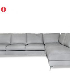 Sofa góc trái Metro da xám Thương hiệu Ý - Calligaris