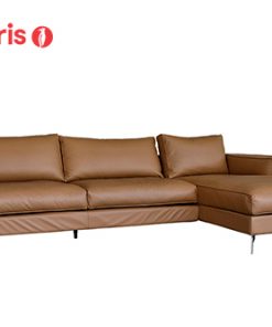 Sofa góc trái Metro da nâu