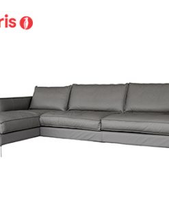 Sofa góc phải Square da xám