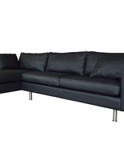 Sofa góc phải Tonic da đen
