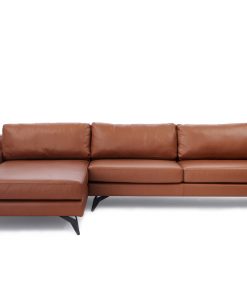 Sofa góc phải Opal da cognac
