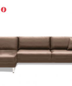 Sofa góc phải Urban da Brown Thương hiệu Ý- Calligaris